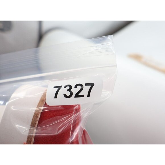 Donald Pliner Harlie Platform Loafer Boat Shoe Slip On Size 10 Red Suede - Picture 14 of 14